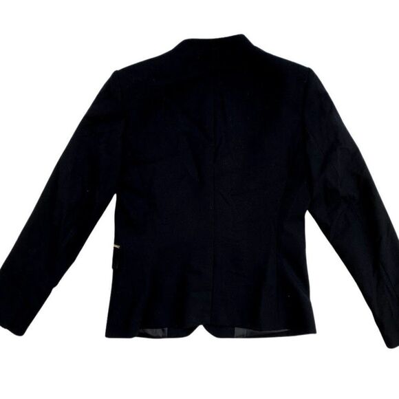 DKNY‎ Blazer Jacket Black 6 Petite Single Button - Picture 2 of 7
